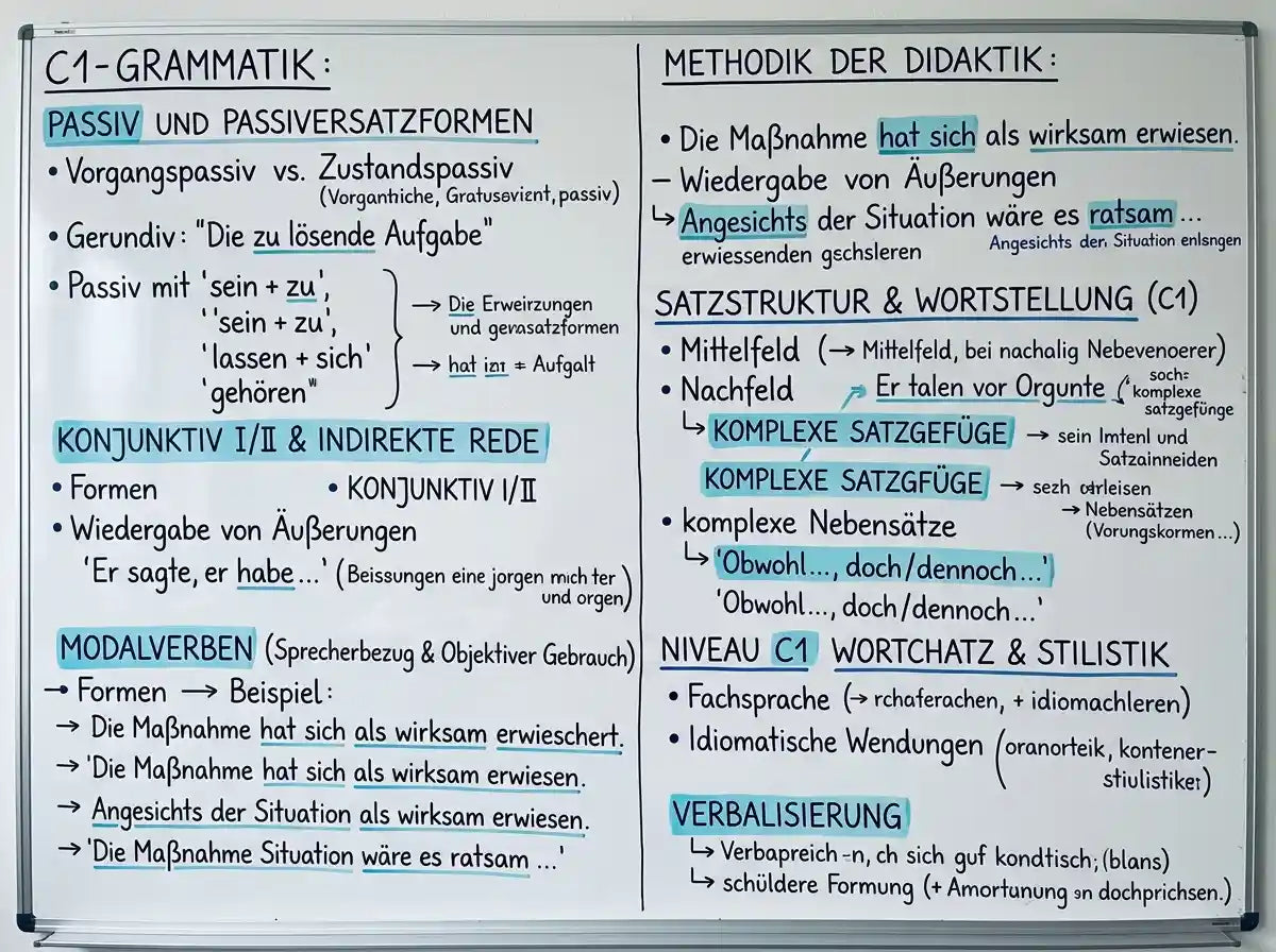 Certification in German C1 for Teachers. Official Level Common European Framework + Trainer of Trainers (Double Degree with 5 ECTS Credits)