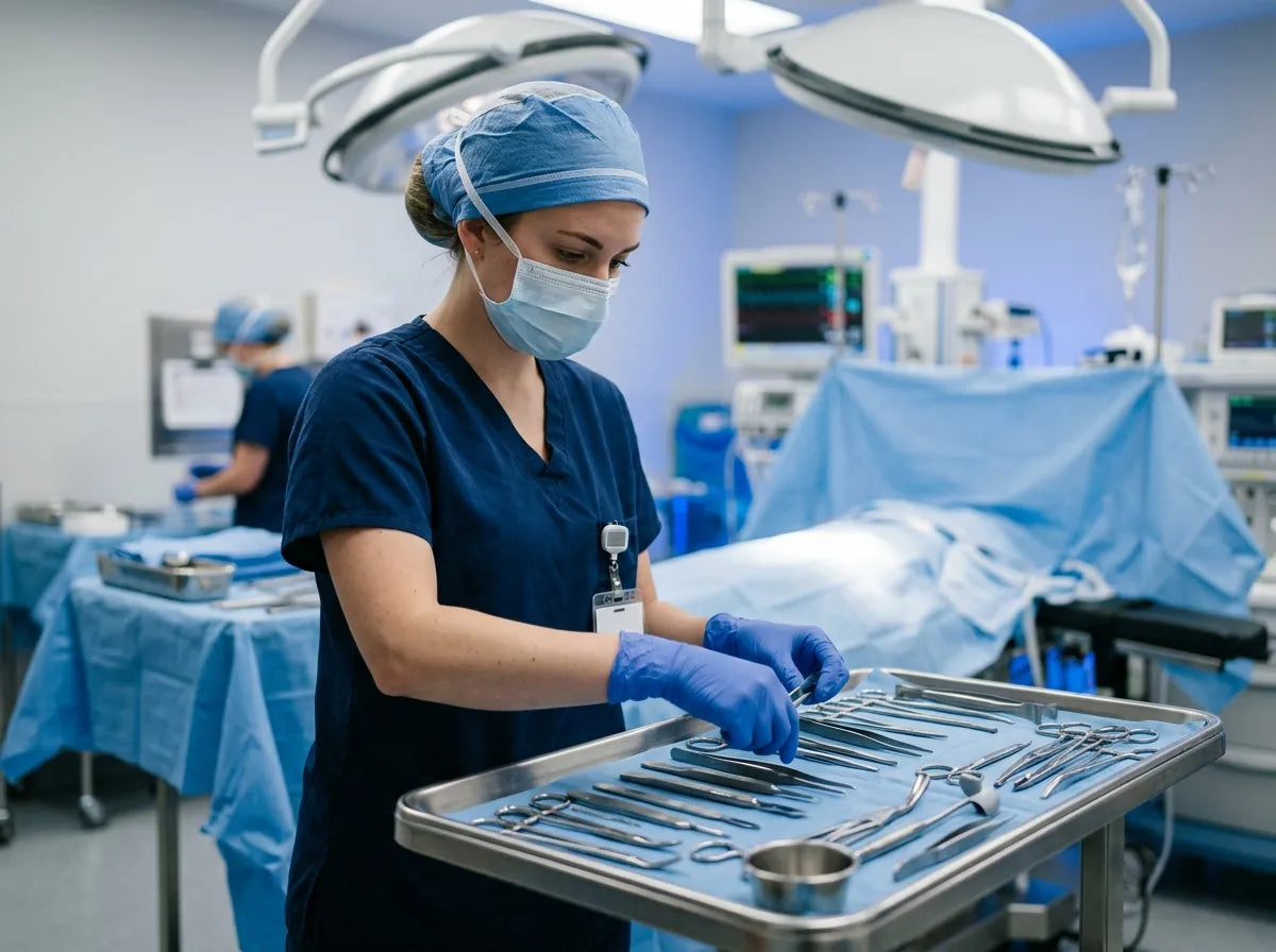 Course on Auxiliary Nursing Activities in the Operating Room.