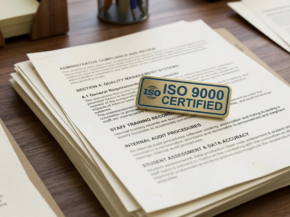 UNE-EN-ISO-9000 Quality Course in the Educational Sector