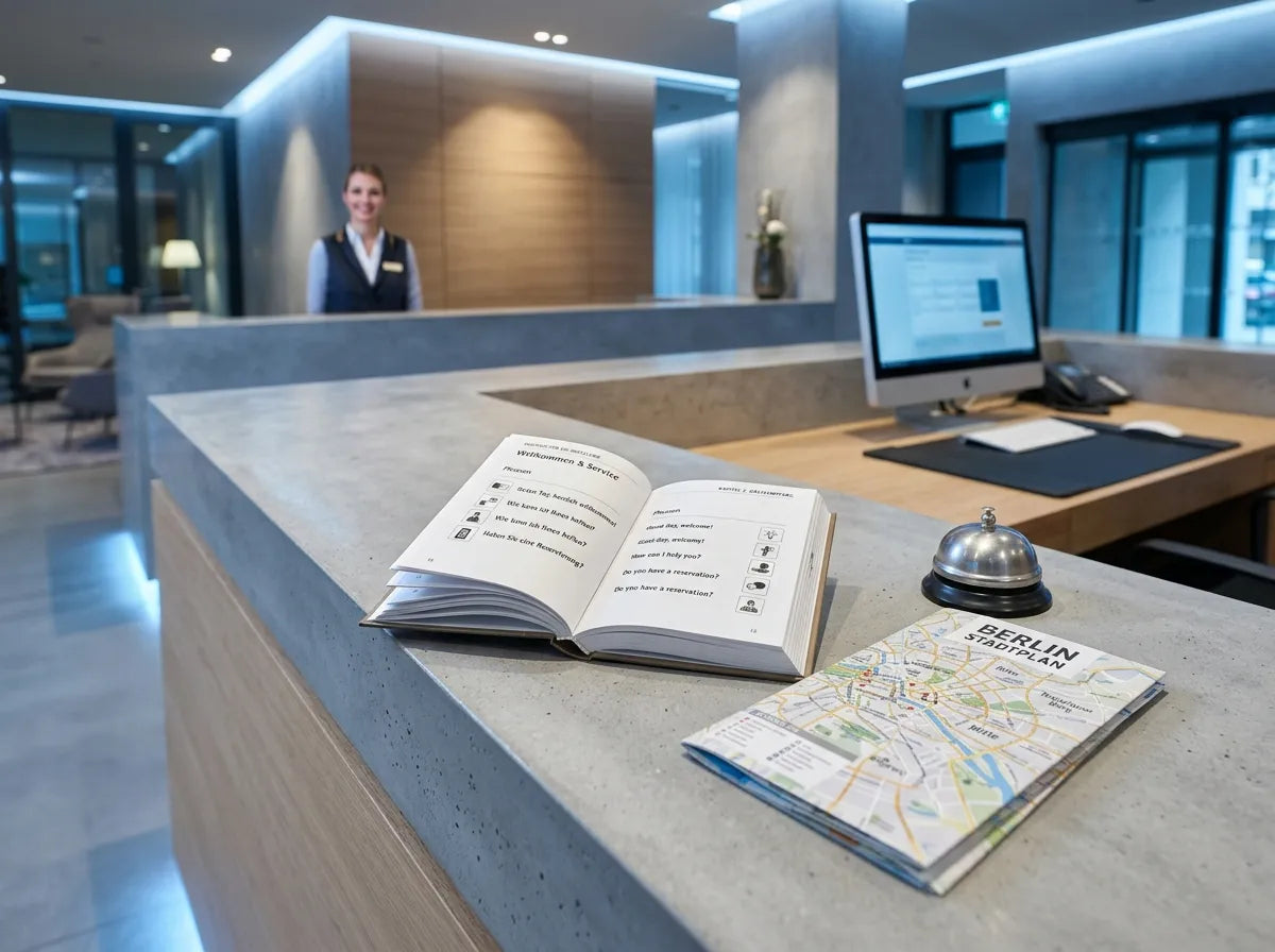 Online Basic German Course for Hospitality and Tourism. Official Level A1-A2