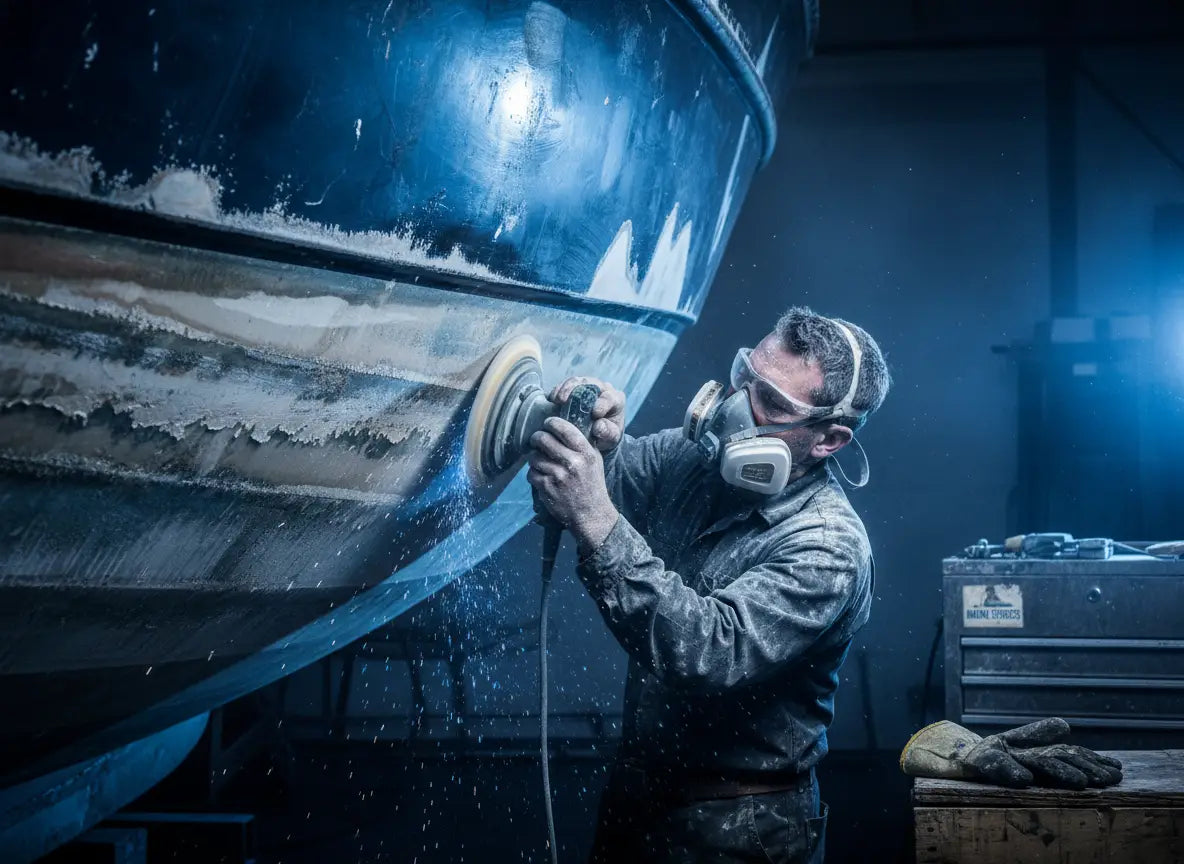 Course MF1842-2 Finishing operations on surfaces of the hull, deck, superstructures and rigging of sports and recreational boats