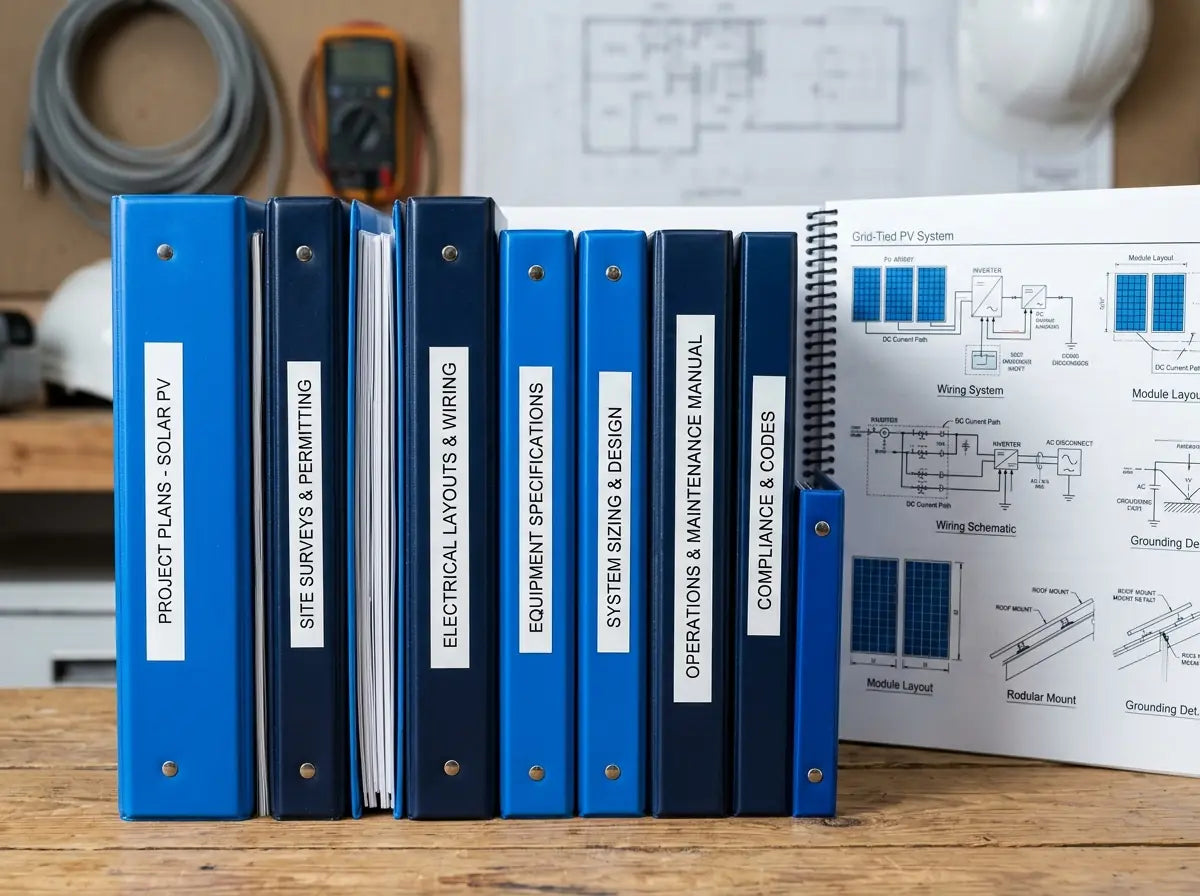 Course UF0407 Documentation for the Development of Photovoltaic Solar Installation Projects